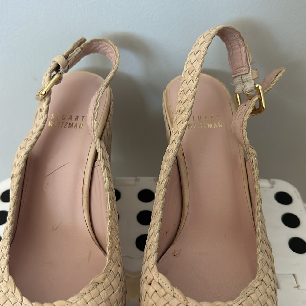 Stuart Weitzman Wedges Size 7.5 - image 2